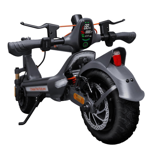 CUNFON Electric Scooter Adults, Up to 31MPH, 50 Miles Long Range, 1200W Motor Dual Disc Brakes with EABS, Damping Adjustable Full Suspensions E-Scooter with APP/Fingerprint Unlock, Black