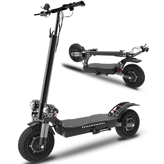 AJOOSOS X700 Electric Scooter Adults, 60V 3200W Dual Motor, 45 MPH Max Speed, 50 Miles Long Range, 10” All-Terrain Tires, 300 Lbs Max Load, Foldable Scooter Electric for Adults