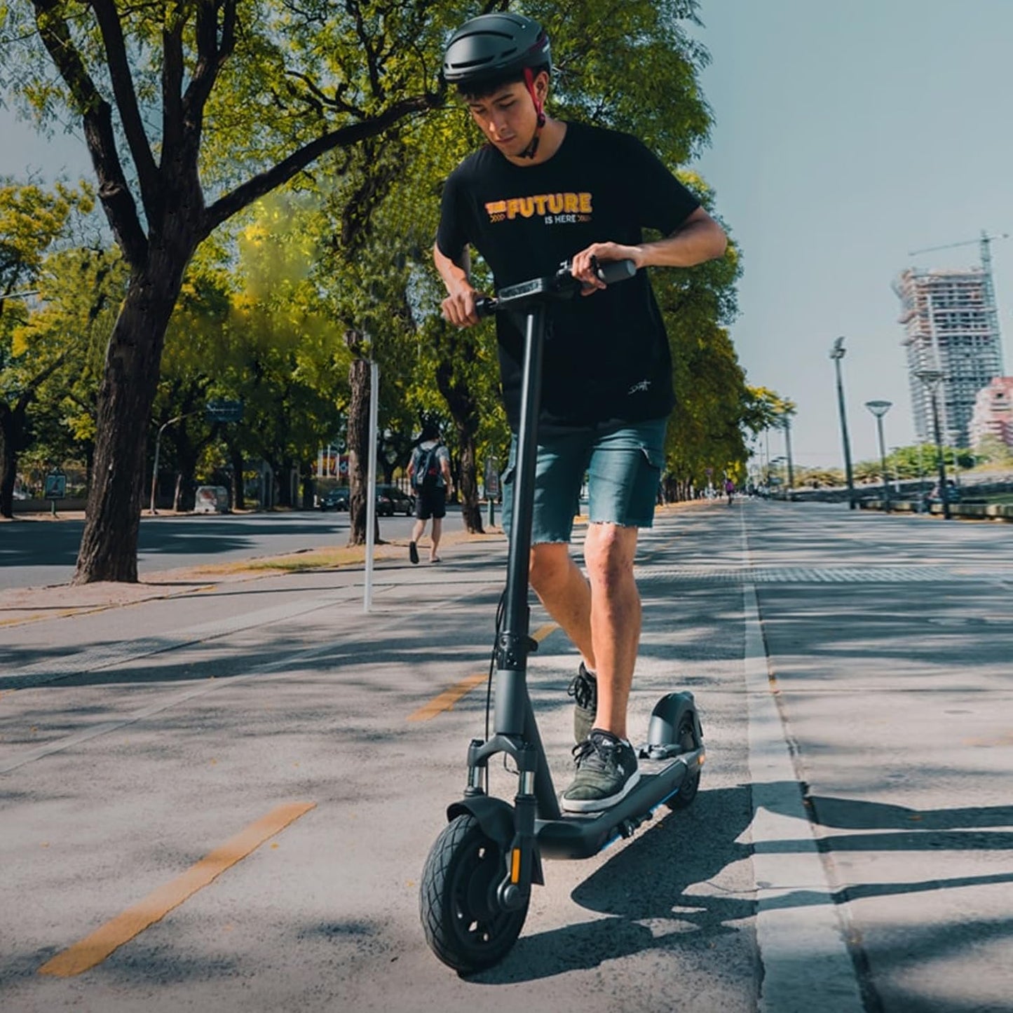 Scooter for Big and Tall People - Heavy Duty Electric Scooter for Adults 300lbs - INMOTION S1F - Long Range Commuter E-scooter (25 MPH & 59 Miles)
